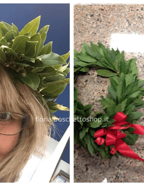 Coroncina di alloro per laurea