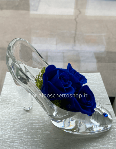 Elegante Scarpetta con Rose stabilizzate