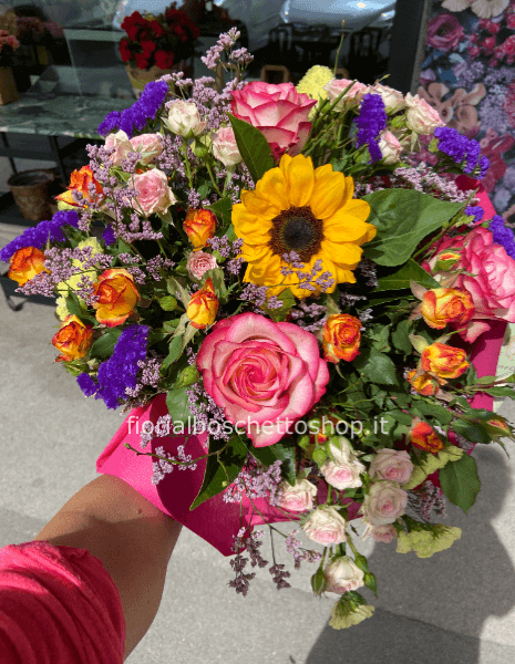 Grande mazzo variopinto assortito